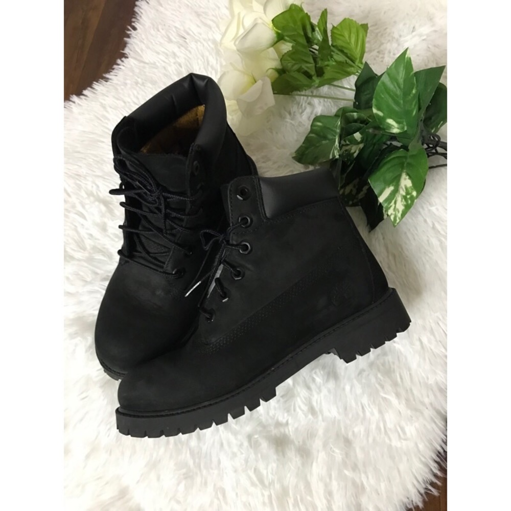 Timberland construction style boots•Black ⚫️